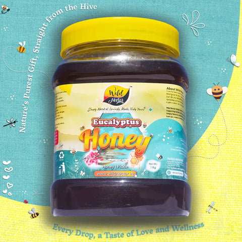 Premium Eucalyptus Honey 1000g - Bulk Natural, Pure, and Organic Product Image 1