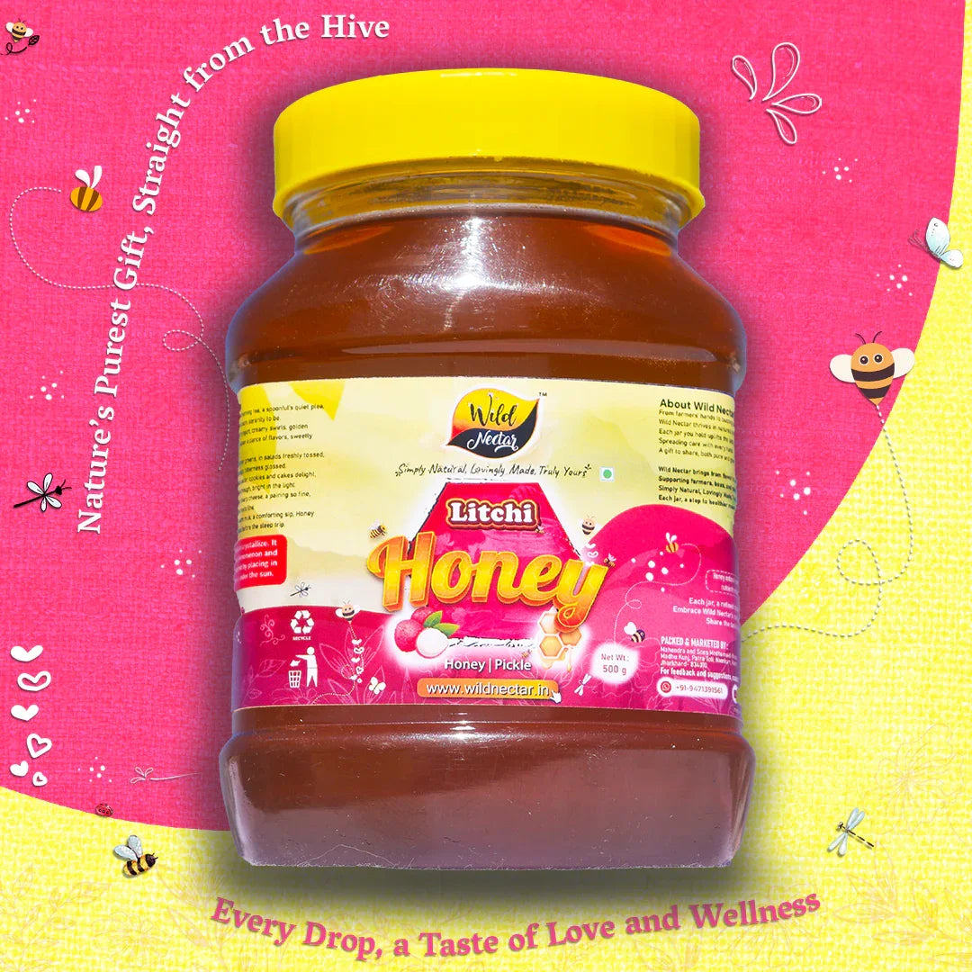 Premium Litchi Honey 500g - Exquisite, Natural, and Organic Sweetener Product Image 1