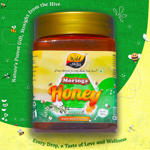 Premium Moringa Honey 250g - Nutritious, Natural, and Organic Honey Product Image 1