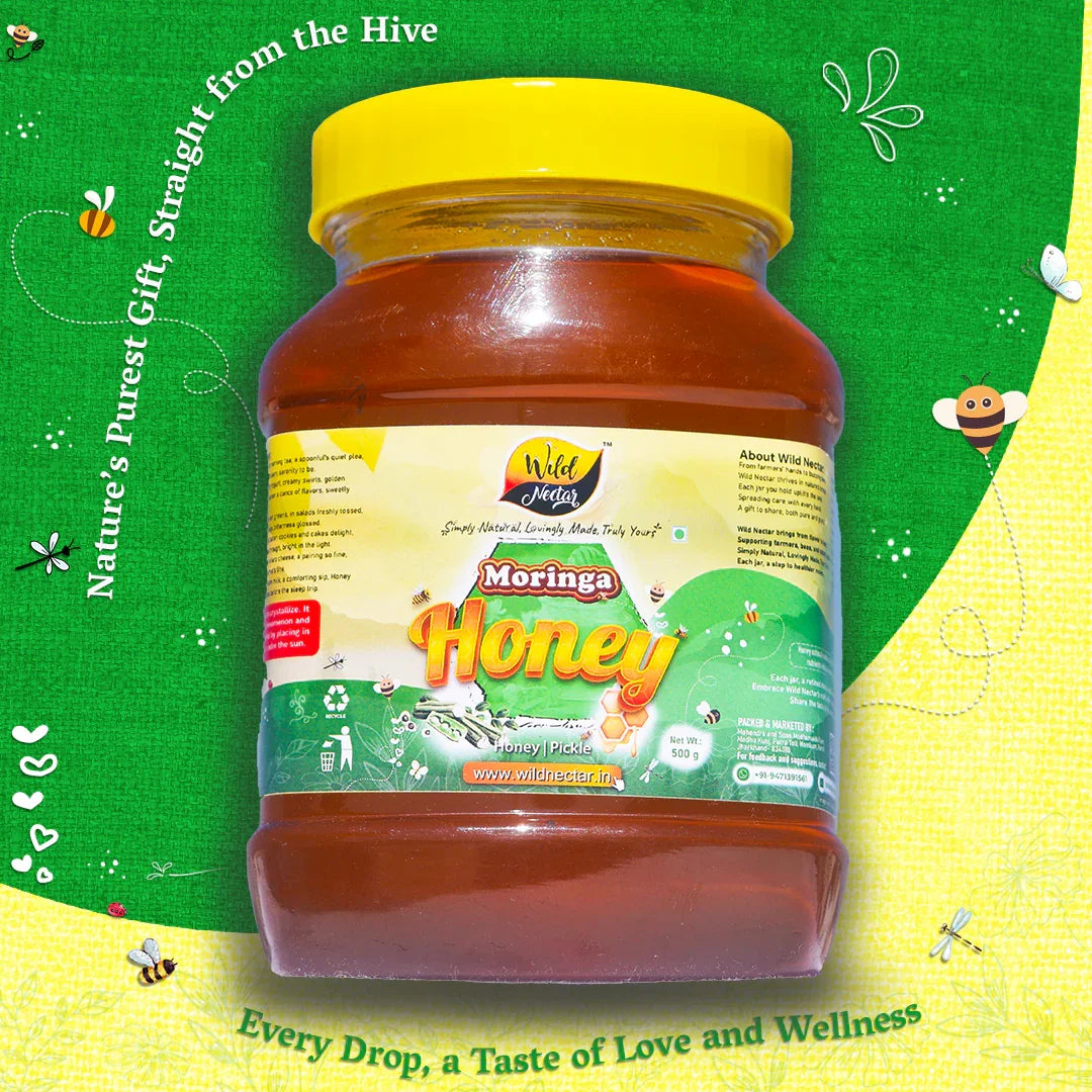 Premium Moringa Honey 500g - Nutritious, Natural, and Organic Honey Product Image 1