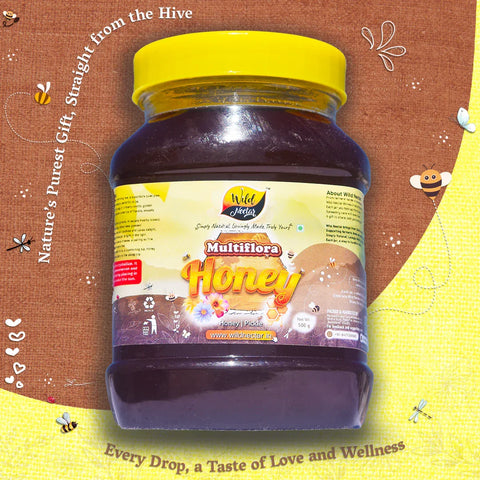 Premium Multiflora Honey 500g - Unique, Natural, and Organic Honey Product Image 1