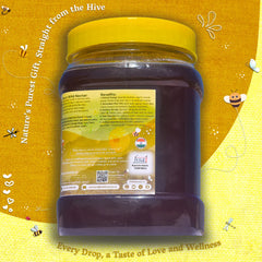 Premium Mustard Honey 1000g - Bulk Distinctive, Natural, and Organic Honey Product Image 3