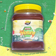 Premium Neem Honey 1000g - Bulk Therapeutic, Natural, and Organic Honey Product Image 1