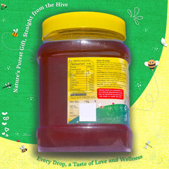 Premium Tulsi Honey 1000g - Bulk Herbal, Natural, and Organic Honey Product Image 2
